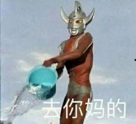 奥特曼吃瓜动图,萌态百出，笑料横生